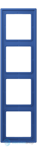 Рамка 4-постовая Jung LS990 LC984253 дюропласт, bleu outremer 59 (4320K)