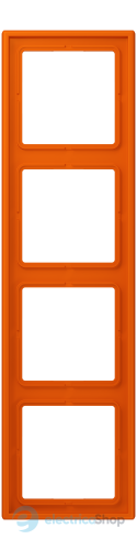 Рамка 4-постовая Jung LS990 LC984260 дюропласт, orange vif (4320S)