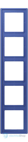 Рамка 5-постовая Jung LS990 LC985206 дюропласт, bleu outremer 31 (32020)