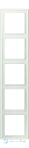 Рамка 5-постовая Jung LS990 LC985210 дюропласт, outremer gris (32024)