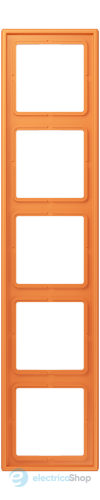Рамка 5-постовая Jung LS990 LC985225 дюропласт, orange clair (32081)