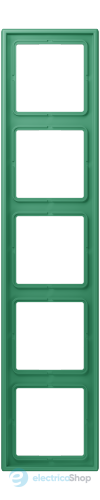 Рамка 5-постовая Jung LS990 LC985250 дюропласт, vert 59 (4320G)