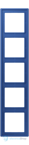 Рамка 5-постовая Jung LS990 LC985253 дюропласт, bleu outremer 59 (4320K)