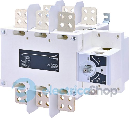 Переключатель нагрузки 1-0-2, 3P, 1250А LBS CO ETI 4661556