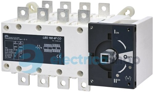 Переключатель нагрузки 1-0-2, 4P, 160А LBS CO ETI 4661561