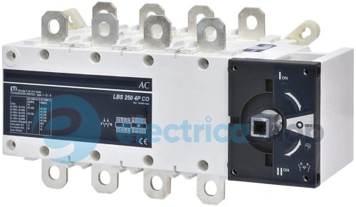 Переключатель нагрузки 1-0-2, 4P, 250А LBS CO ETI 4661562