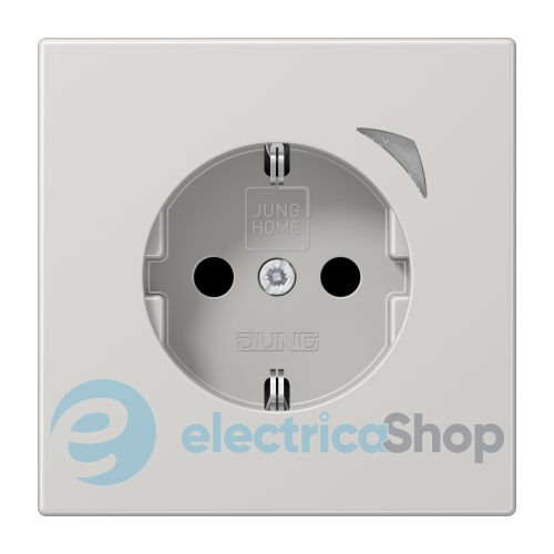 Розетка с з/к 250V/16A JUNG HOME Energy BTLS1521SELG светло-серый