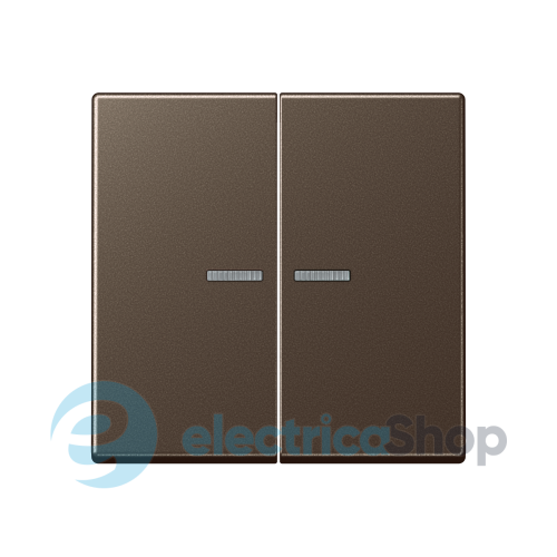 Клавиша JUNG HOME, 2 группы, BTA17102MO мокко