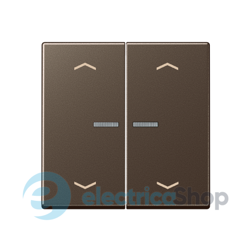 Клавиша с симовлом «стрелки» JUNG HOME, 2 группы, BTA17102PMO мокко