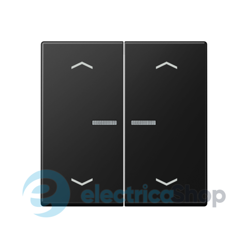 Клавиша с симовлом «стрелки» JUNG HOME, 2 группы, BTA17102PSWM черный матовый