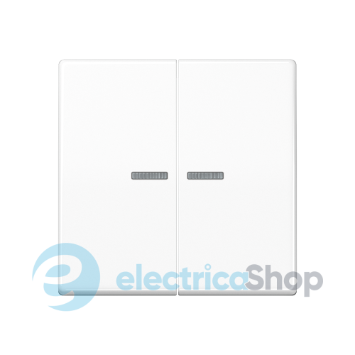 Клавиша JUNG HOME, 2 группы, BTA17102WW белый