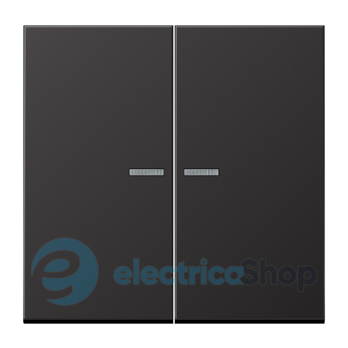 Клавиша JUNG HOME, 2 группы, BTAL17102D dark