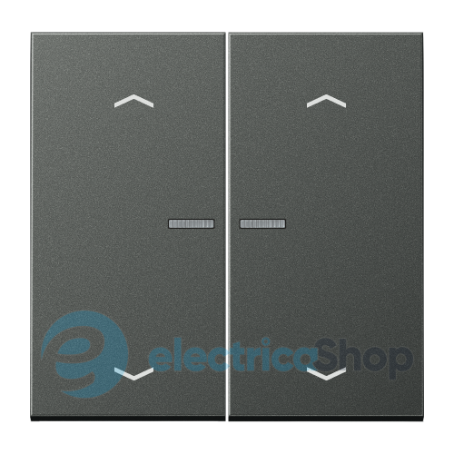 Клавиша с симовлом «стрелки» JUNG HOME, 2 группы, BTAL17102PAN антрацит