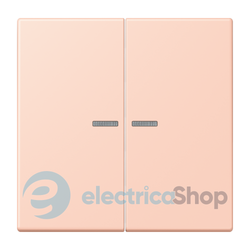 Клавиша JUNG HOME, 2 группы, BTLC17102234 l’ocre rouge clair (32112)