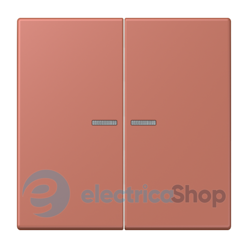 Клавиша JUNG HOME, 2 группы, BTLC17102236 terre sienne brique (32121)