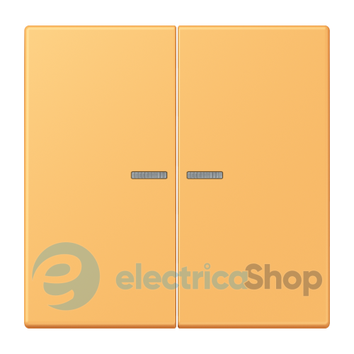 Клавиша JUNG HOME, 2 группы, BTLC17102254 ocre jaune clair (4320L)