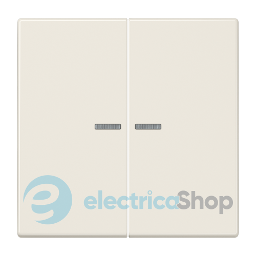 Клавиша JUNG HOME, 2 группы, BTLS17102 слоновая кость