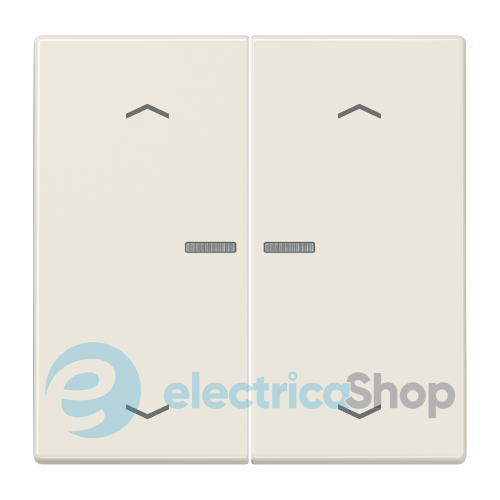 Клавиша с симовлом «стрелки» JUNG HOME, 2 группы, BTLS17102P слоновая кость