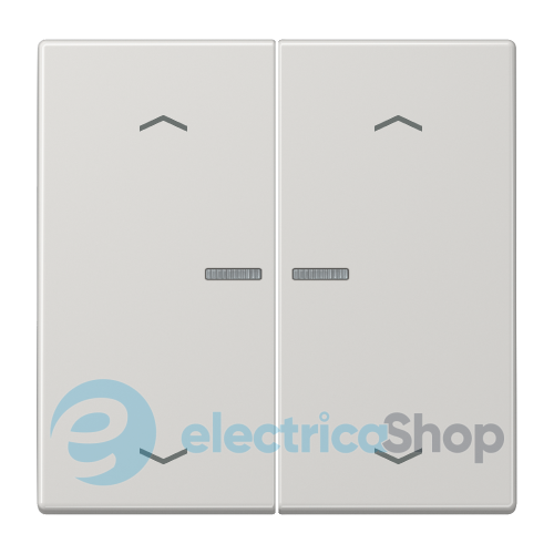 Клавиша с симовлом «стрелки» JUNG HOME, 2 группы, BTLS17102PLG светло-серый