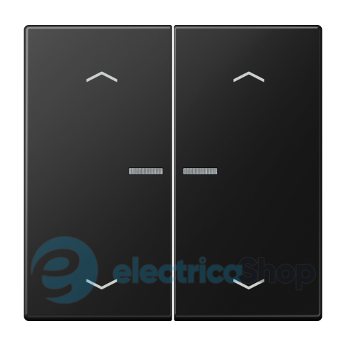 Клавиша с симовлом «стрелки» JUNG HOME, 2 группы, BTLS17102PSWM черный матовый