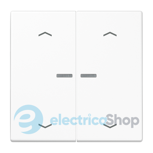 Клавиша с симовлом «стрелки» JUNG HOME, 2 группы, BTLS17102PWW белый