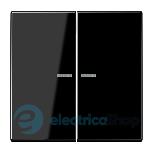 Клавиша JUNG HOME, 2 группы, BTLS17102SW черный