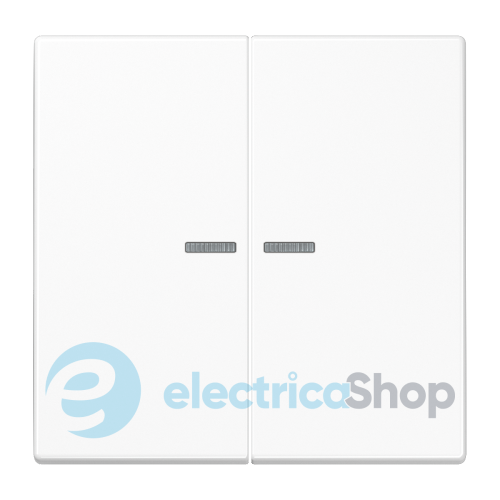 Клавиша JUNG HOME, 2 группы, BTLS17102WW белый