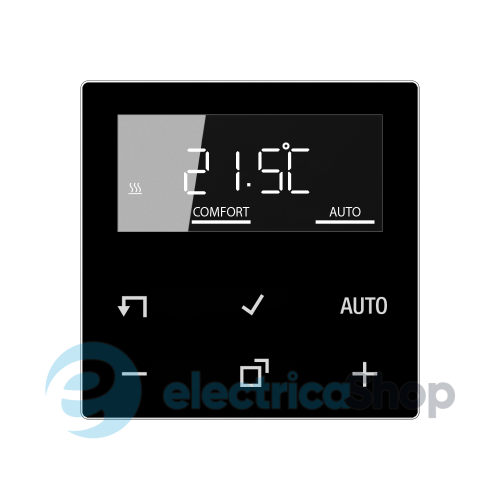 Дисплей комнатного контроллера температуры JUNG HOME BTA1791SW, черный