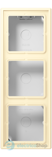 Коробка 3-п. накладного монтажу JUNG LC583A201 blanc (32001)