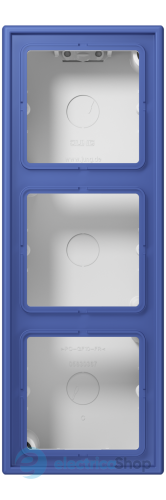 Коробка 3-п. накладного монтажу JUNG LC583A206 bleu outremer 31 (32020)