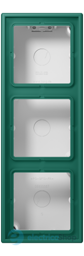 Коробка 3-п. накладного монтажу JUNG LC583A216 vert anglais (32040)