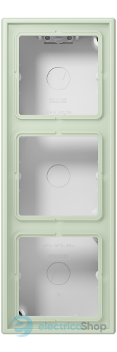 Коробка 3-п. накладного монтажу JUNG LC583A218 vert anglais pâle (32042)