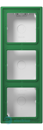 Коробка 3-п. накладного монтажу JUNG LC583A219 vert foncé (32050)