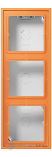 Коробка 3-п. накладного монтажу JUNG LC583A225 orange clair (32081)