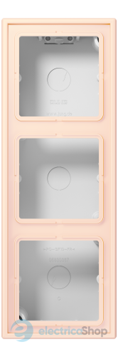 Коробка 3-п. накладного монтажу JUNG LC583A226 orange pâle (32082)