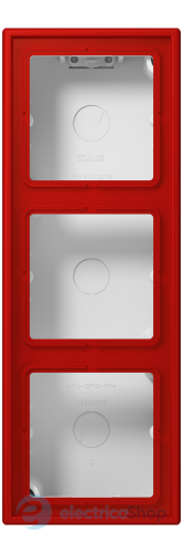 Коробка 3-п. накладного монтажу JUNG LC583A227 rouge vermillon 31 (32090)