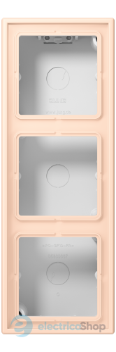 Коробка 3-п. накладного монтажу JUNG LC583A228 rose pâle (32091)