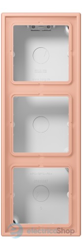 Коробка 3-п. накладного монтажу JUNG LC583A231 rose clair (32102)