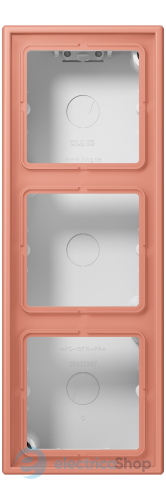 Коробка 3-п. накладного монтажу JUNG LC583A233 l’ocre rouge moyen (32111)