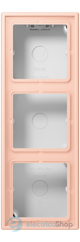 Коробка 3-п. накладного монтажу JUNG LC583A234 l’ocre rouge clair (32112)