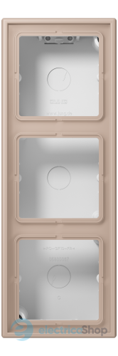 Коробка 3-п. накладного монтажу JUNG LC583A240 ombre brûlée claire (32131)