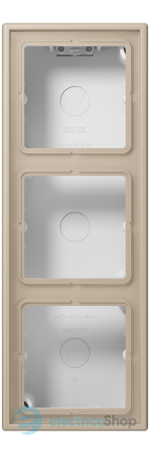 Коробка 3-п. накладного монтажу JUNG LC583A243 ombre naturelle claire (32142)