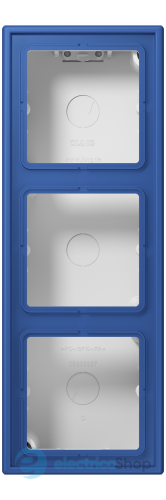 Коробка 3-п. накладного монтажу JUNG LC583A253 bleu outremer 59 (4320K)