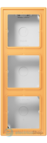 Коробка 3-п. накладного монтажу JUNG LC583A254 ocre jaune clair (4320L)