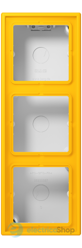 Коробка 3-п. накладного монтажу JUNG LC583A263 le jaune vif (4320W)