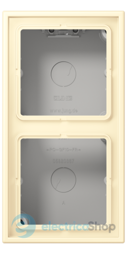 Коробка 2-п. накладного монтажу JUNG LC582A201 blanc (32001)