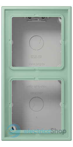 Коробка 2-п. накладного монтажу JUNG LC582A217 vert anglais clair (32041)