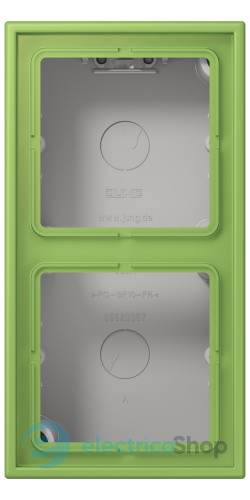 Коробка 2-п. накладного монтажу JUNG LC582A220 vert 31 (32051)