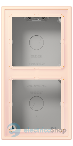 Коробка 2-п. накладного монтажу JUNG LC582A226 orange pâle (32082)