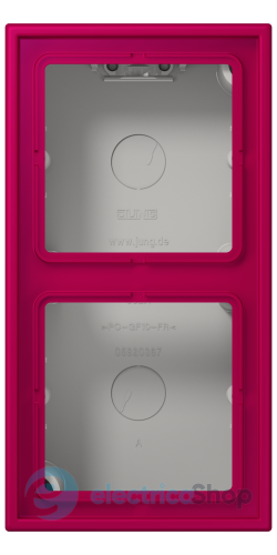 Коробка 2-п. накладного монтажу JUNG LC582A230 rouge rubia (32101)